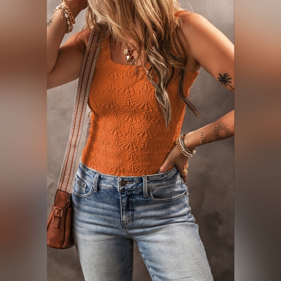 Square Neck Wide Strap Tank Top. Hit The Like ♡ Button For SALE Price - Picture 1 of 5